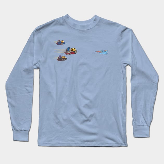 dash vs seekers Long Sleeve T-Shirt by inkpocket